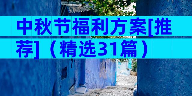 中秋节福利方案[推荐]（精选31篇）